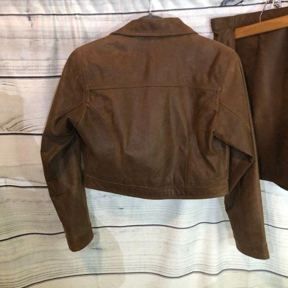 FM Canada Brown genuine leather matching set - Picture 10 of 14